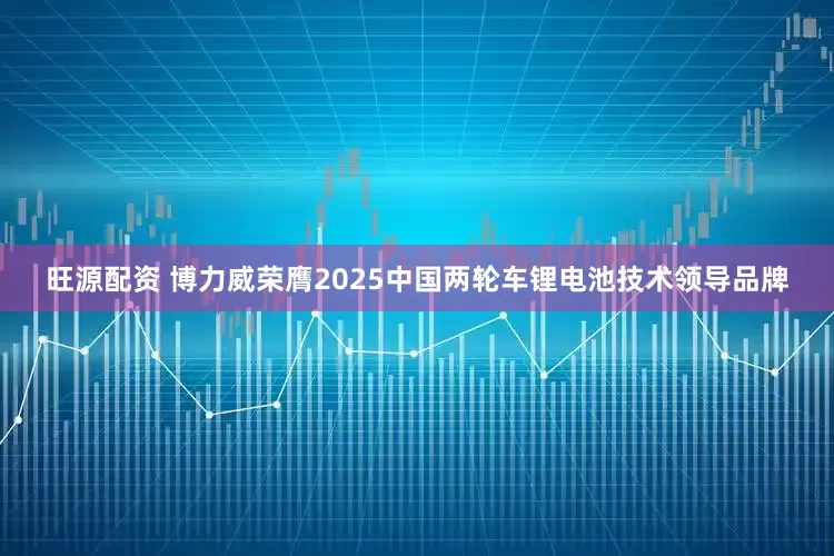 旺源配资 博力威荣膺2025中国两轮车锂电池技术领导品牌