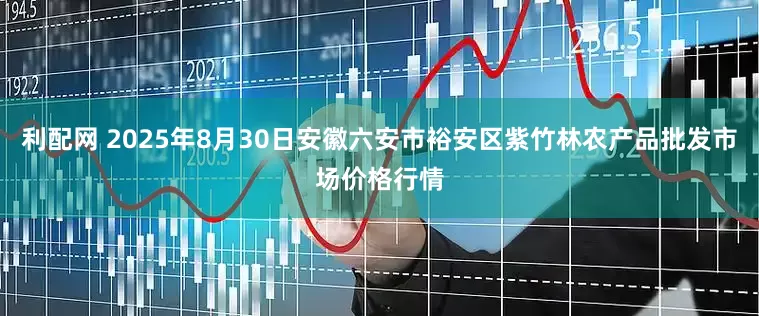 利配网 2025年8月30日安徽六安市裕安区紫竹林农产品批发市场价格行情